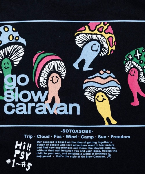 tシャツ USA/C スクエアLOGO バックプリント ゆったりTEE メンズ レディース | go slow caravan | 10