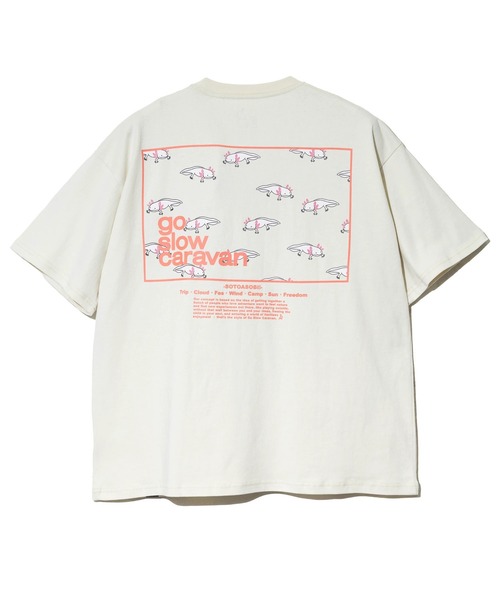 tシャツ USA/C スクエアLOGO バックプリント ゆったりTEE メンズ レディース | go slow caravan | 12