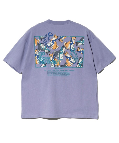tシャツ USA/C スクエアLOGO バックプリント ゆったりTEE メンズ レディース | go slow caravan | 15