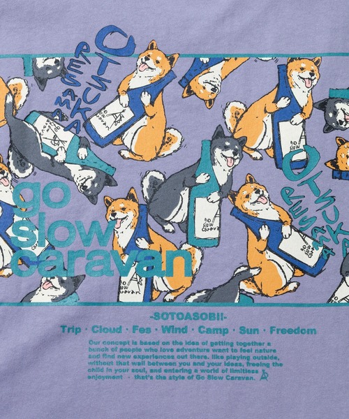 tシャツ USA/C スクエアLOGO バックプリント ゆったりTEE メンズ レディース | go slow caravan | 16
