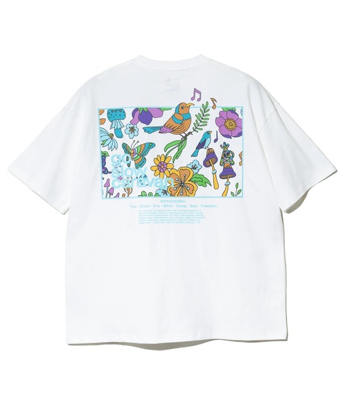 tシャツ USA/C スクエアLOGO バックプリント ゆったりTEE メンズ レディース | go slow caravan | 18