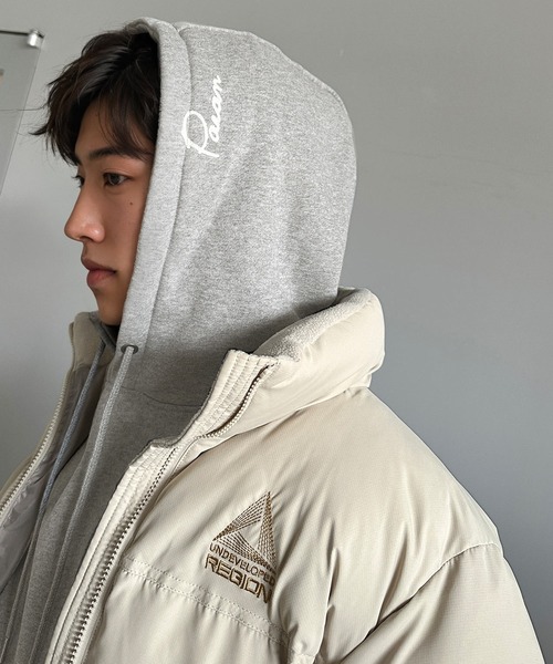 「Java」 プルオーバーパーカー X-LARGE グレー メンズ_画像9