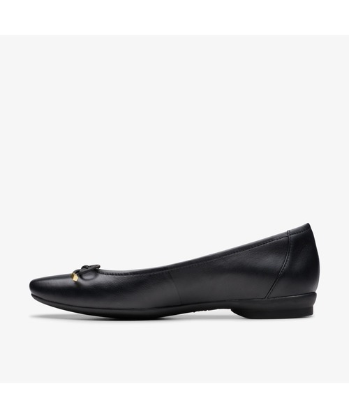 「Clarks」 フラットパンプス UK4 ブラック レディース_画像4