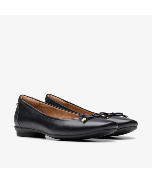 「Clarks」 フラットパンプス UK4 ブラック レディース_画像6