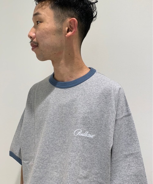 「PENDLETON」 半袖Tシャツ MEDIUM ブルー メンズ_画像4