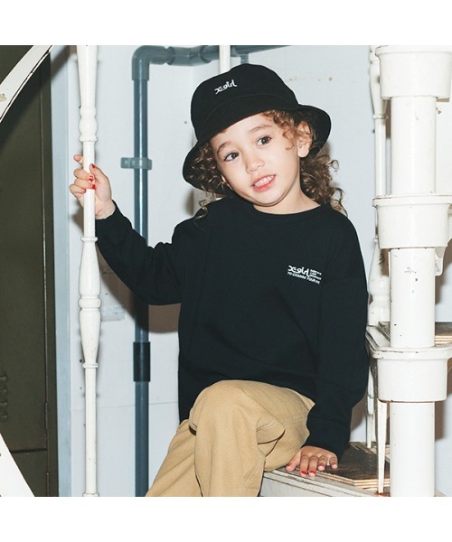 「X-girl Stages」 「KIDS」長袖カットソー 130cm ピンク キッズ_画像5