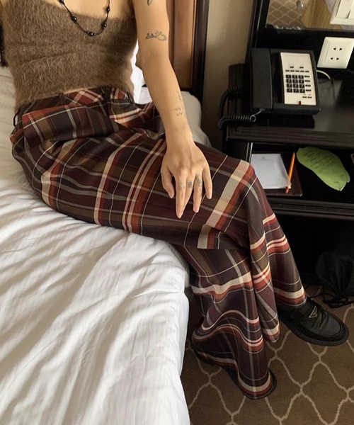 「SANSeLF」 「LONSLAN」パンツ M ブラウン レディース_画像5