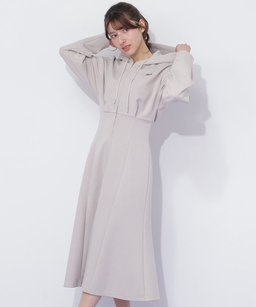 「JILL by JILL STUART」 長袖ワンピース FREE ベージュ レディース
