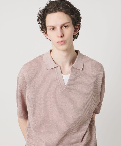 monkey time BEAUTY＆YOUTH UNITED ARROWS ポロシャツ リネンミックス