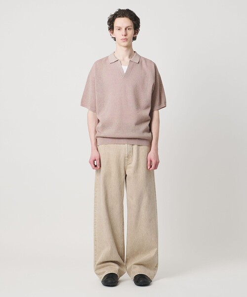 monkey time BEAUTY＆YOUTH UNITED ARROWS ポロシャツ リネンミックス