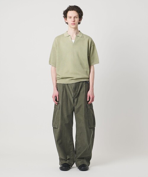 monkey time BEAUTY＆YOUTH UNITED ARROWS ポロシャツ リネンミックス