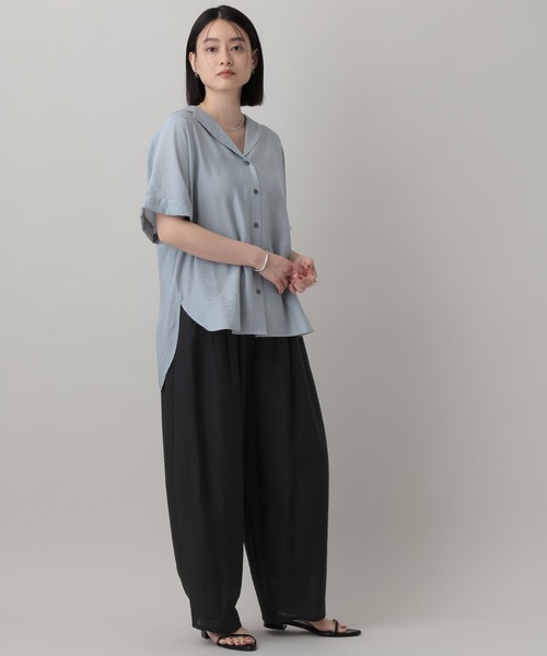 パンツ シアーコクーンボリュームパンツ レディースの画像