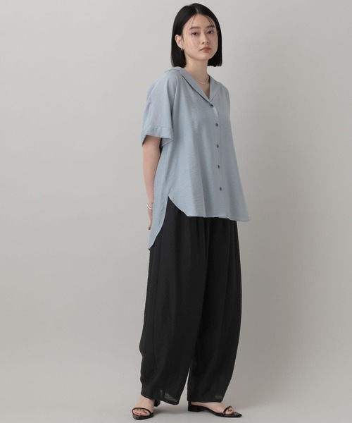 パンツ シアーコクーンボリュームパンツ レディースの画像
