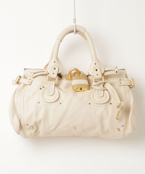 クロエ　パディントン　ミニ　ベージュ　アイボリー　スモール　Chloe Chloe（クロエ） パディントン ハンドバッグ - ベージュ レディース