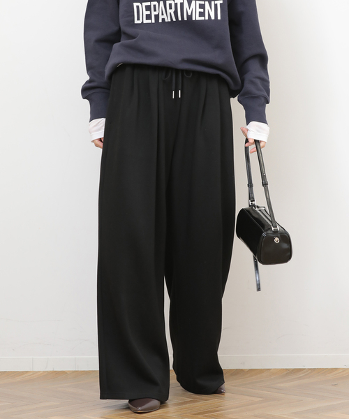「JOURNAL STANDARD relume」 イージーパンツ FREE チャコールグレー レディース_画像6