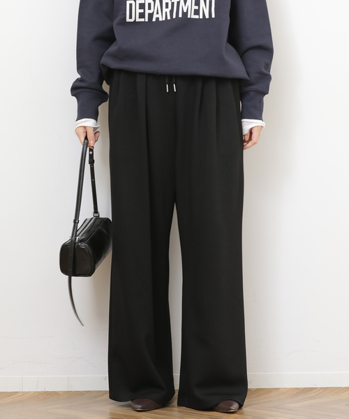 「JOURNAL STANDARD relume」 イージーパンツ FREE チャコールグレー レディース_画像7