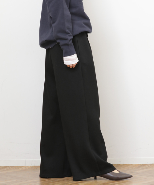「JOURNAL STANDARD relume」 イージーパンツ FREE チャコールグレー レディース_画像8