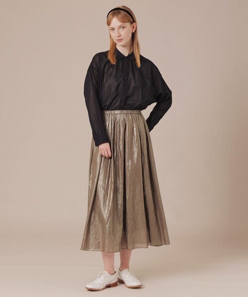 「MACKINTOSH LONDON」 長袖ブラウス 38 イエロー レディース_画像2