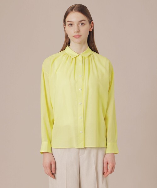 「MACKINTOSH LONDON」 長袖ブラウス 38 イエロー レディース_画像5