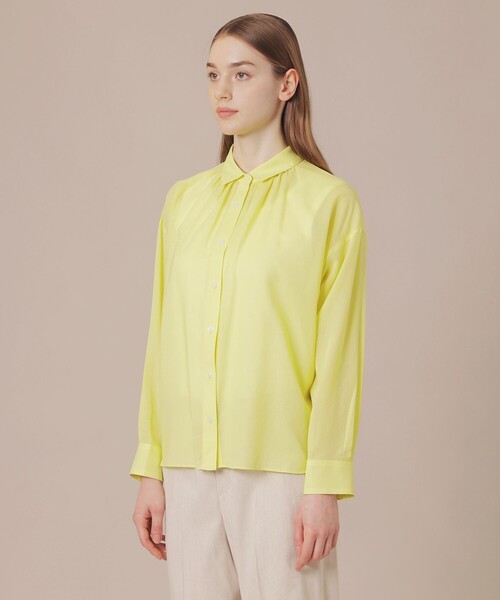 「MACKINTOSH LONDON」 長袖ブラウス 38 イエロー レディース_画像6