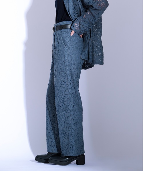 「Ellno Loset」 パンツ SMALL ブルー系その他 メンズ_画像6