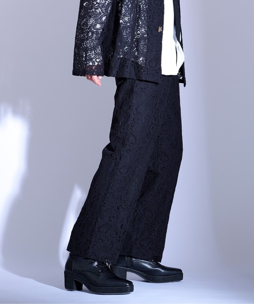 「Ellno Loset」 パンツ SMALL ブルー系その他 メンズ_画像8