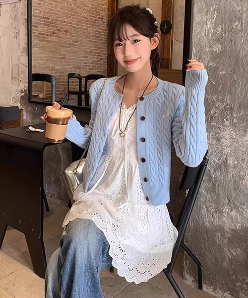 「shopnikoniko」 キャミソールブラウス フリー ホワイト レディース_画像3
