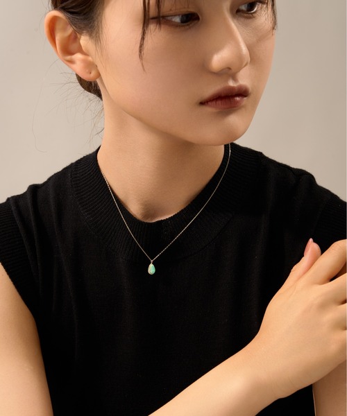 Jewel closet by L&Co. ネックレス K10 オパールペンダント