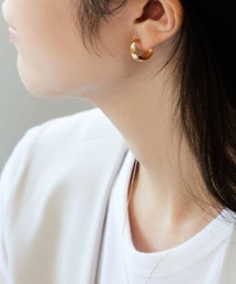 ダイヤモンド フープピアス（AGAA1208__DI）｜ピアス｜ヴァン