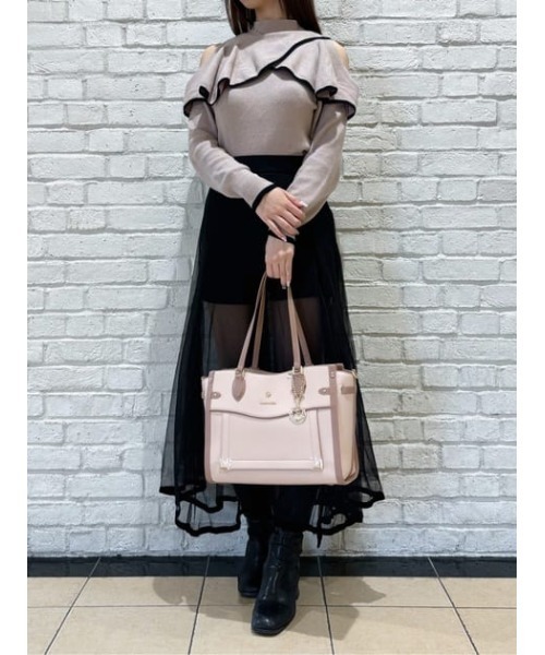 Samantha Vega トートバッグ シンプルビジューA4トートバッグ