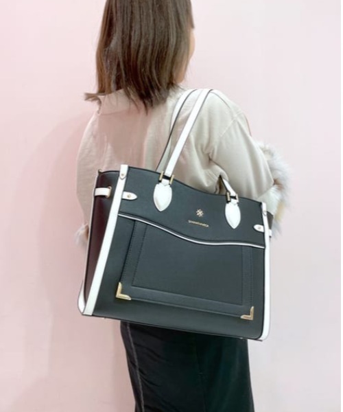 人気★SAMANTHAVEGA シンプルビジューA4トートバッグ★おしゃれ シンプルビジューA4トートバッグ（トートバッグ）｜SAMANTHAVEGA
