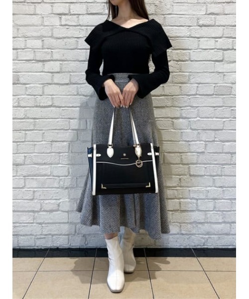 Samantha Vega トートバッグ シンプルビジューA4トートバッグ