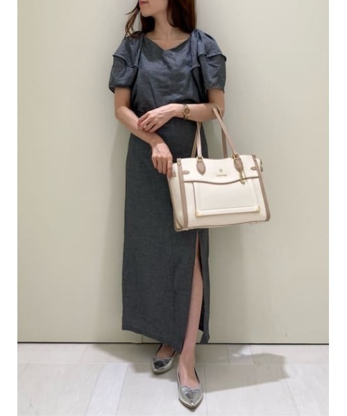 Samantha Vega トートバッグ シンプルビジューA4トートバッグ