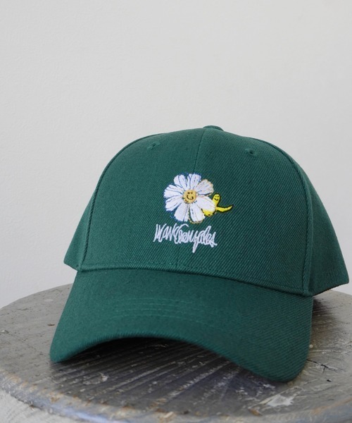 MM6MAISONMARGIELA ロゴ刺繍 ライラック 帽子 キャップ MM6MAISONMARGIELA ロゴ刺繍 ライラック 帽子 キャップ (MM6