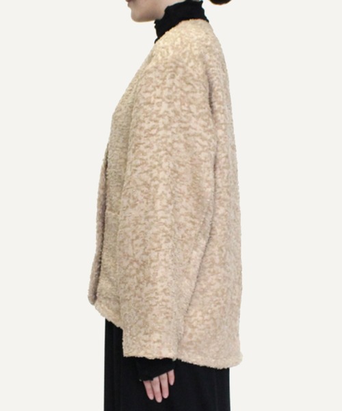 forme ノーカラージャコット ノーカラージャケット アウター ジャケット[品番：ZX000006343