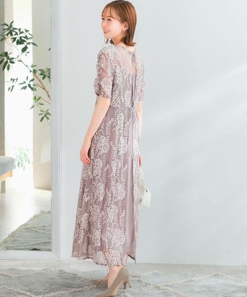 kaene（カエン） ドレス 配色レースエプロンドレス : ZOZOTOWN Yahoo