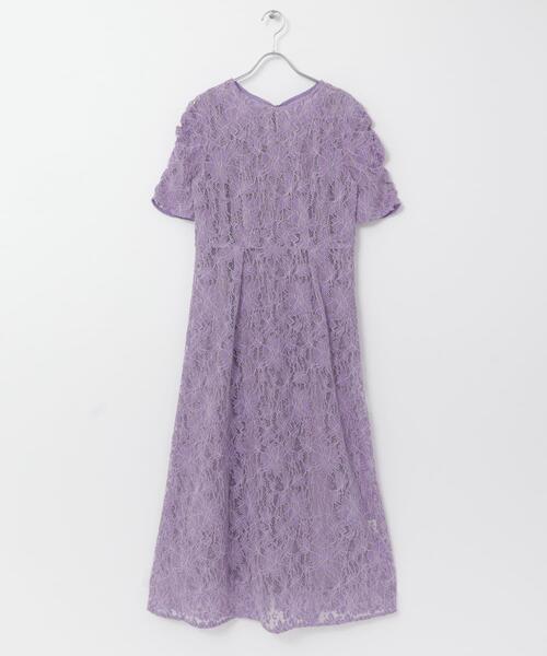 kaene（カエン） ワンピース 配色レースエプロンドレス : ZOZOTOWN