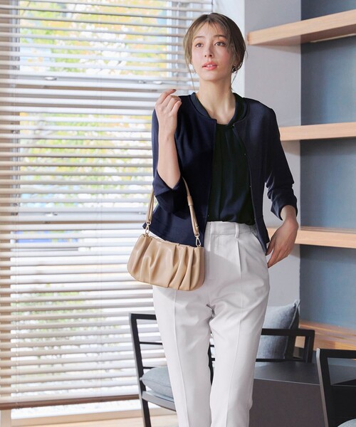 Tiaclasse ジャケット ノーカラージャケット 「大きいサイズ」「新色