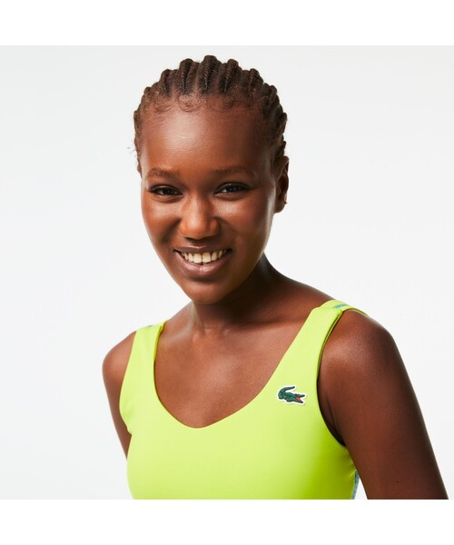 LACOSTE（ラコステ） tシャツ バックメッシュスポーツブラトップ