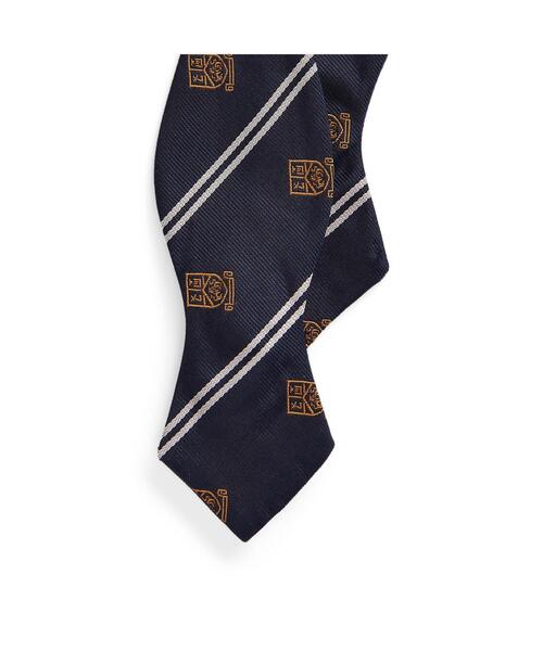 POLO RALPH LAUREN 蝶ネクタイ ストライプド シルク レップ クラブ 