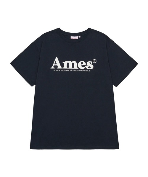 tシャツ 「UNISEX」AMES WORLDWIDE ／BOLD TYPO Ｔ レディース メンズ UNISEX】AMES WORLDWIDE ／BOLD TYPO T（Tシャツ/カットソー