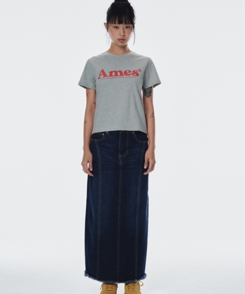 tシャツ AMES WORLDWIDE ／NEW AMESロゴT レディース AMESーWORLDWIDE tシャツ 新色追加「UNISEX」AMES WORLDWIDE