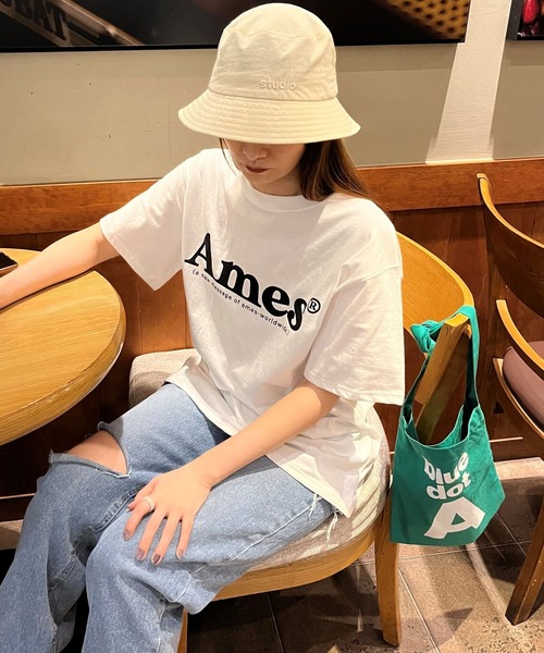 AMESーWORLDWIDE tシャツ 新色追加「UNISEX」AMES WORLDWIDE