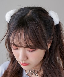 SPINNS ヘアゴム 「2個セット」ファーヘアゴム : ZOZOTOWN Yahoo