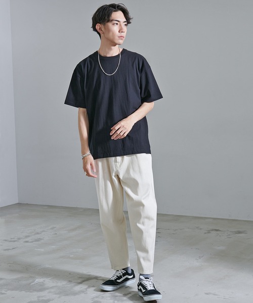 ユニバーサルオーバーオール　Tシャツ　白黒2枚セット ユニバーサルオーバーオール UNIVERSAL OVERALL tシャツ 半袖 メンズ