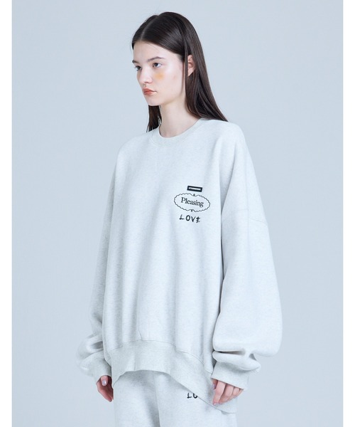 tシャツ 「Little Sunny Bite」 logo sweat crew レディース メンズ Little sunny bite tシャツ logo sweat crew レディース メンズ