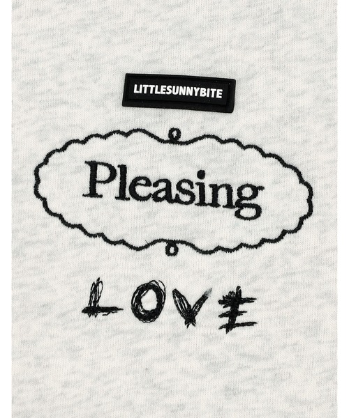 tシャツ 「Little Sunny Bite」 logo sweat crew レディース メンズ Little sunny bite tシャツ logo sweat crew レディース メンズ