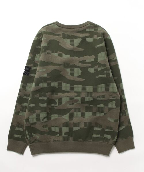 Admiral Golf セーター ニット カモフラジャカード 裏地付 V
