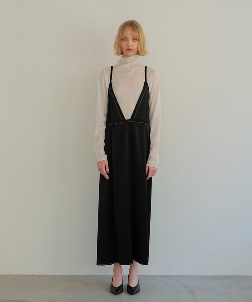 DRESSLAVE（ドレスレイブ） ワンピース matte satin cami dress