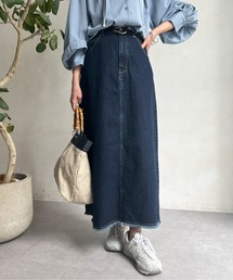 IENA デニム　ロングスカート　最終お値下げとさせて頂きます。 Chez toi デニムスカート デニムロングスカート : ZOZOTOWN